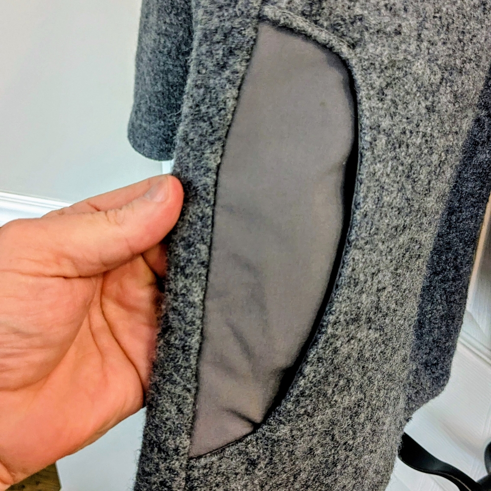 Merrell Gray Lightweight Jacket With Notched Lape… - image 6